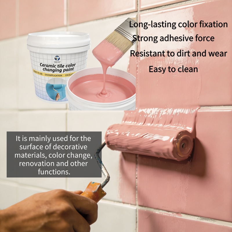 Tile renovation and color-changing paint Application Scenario