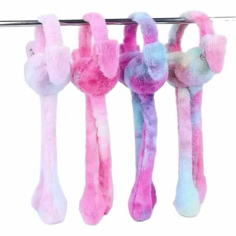 耳罩彩色耳罩保暖耳暖 耳朵会动耳罩耳暖