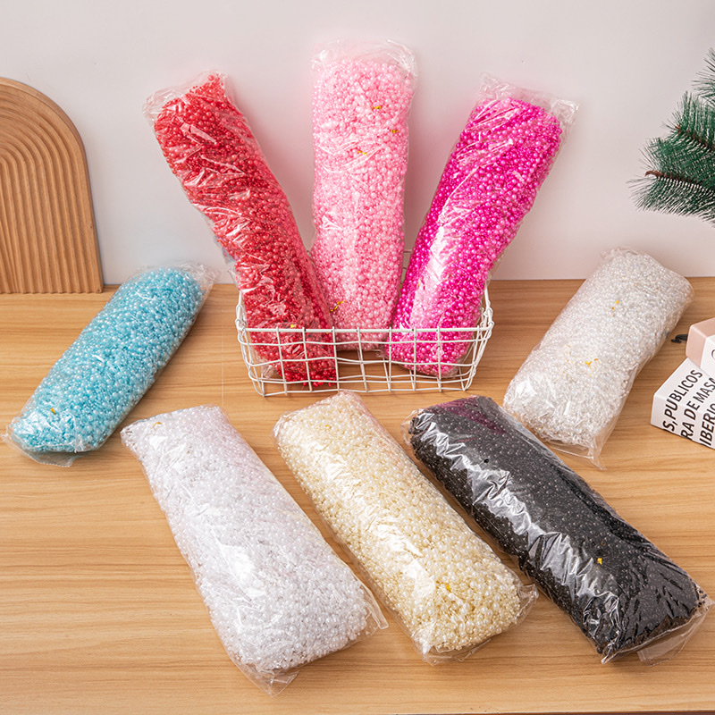 8mm+3mm baked paint electroplated starry sky bead DIY wedding accessories, Christmas craft ornaments, pearl accessories, toys, clothing accessories, beading Item Picture