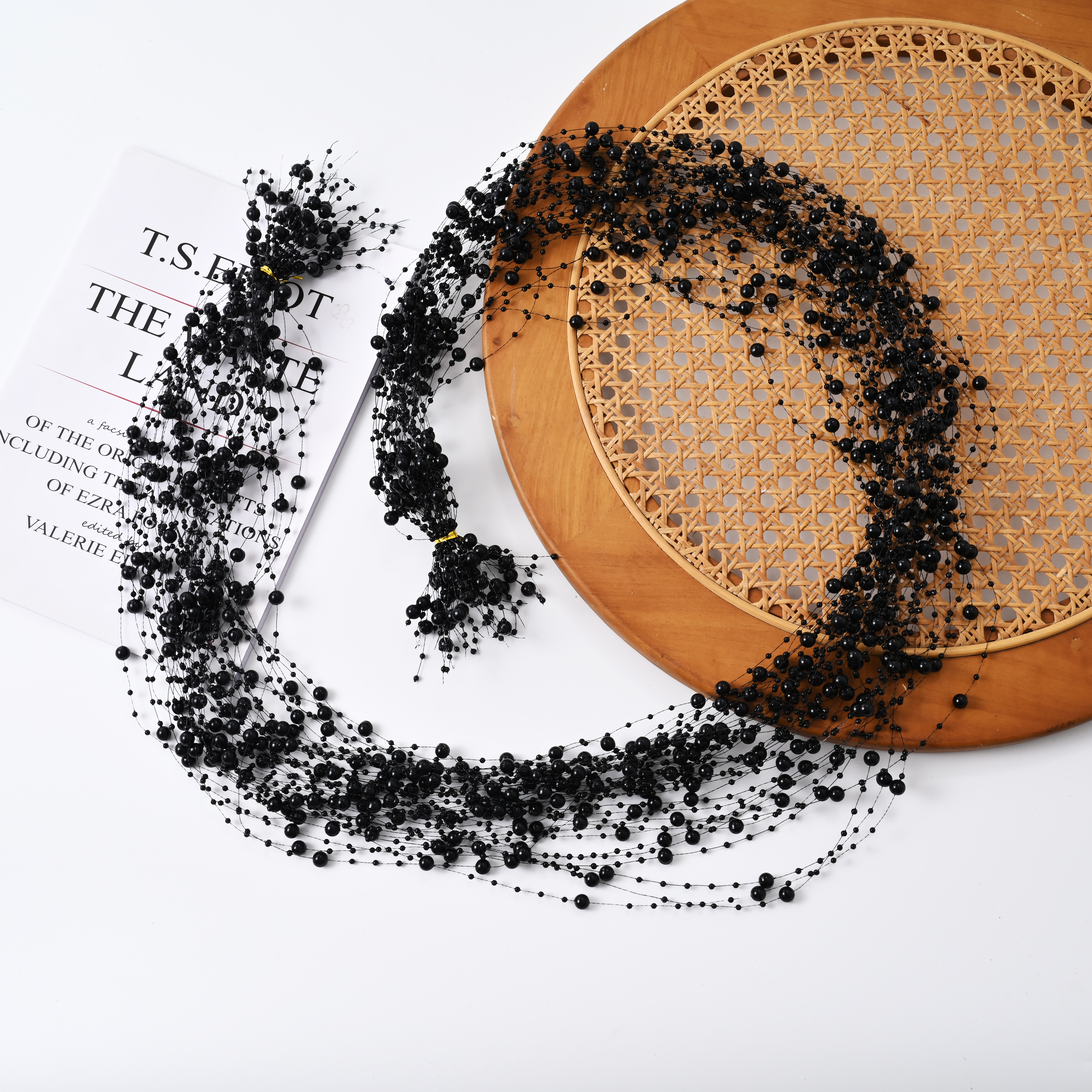 8mm+3mm baked paint electroplated starry sky bead DIY wedding accessories, Christmas craft ornaments, pearl accessories, toys, clothing accessories, beading detail image 10