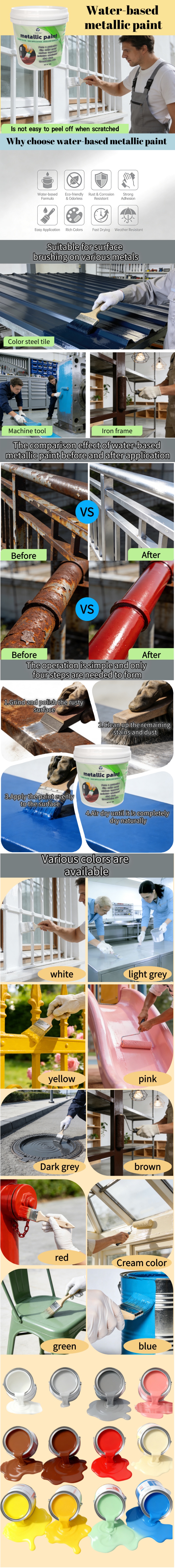金属漆2-in-1 anti-rust conversion and metal primer, anti-rust, detail image 2