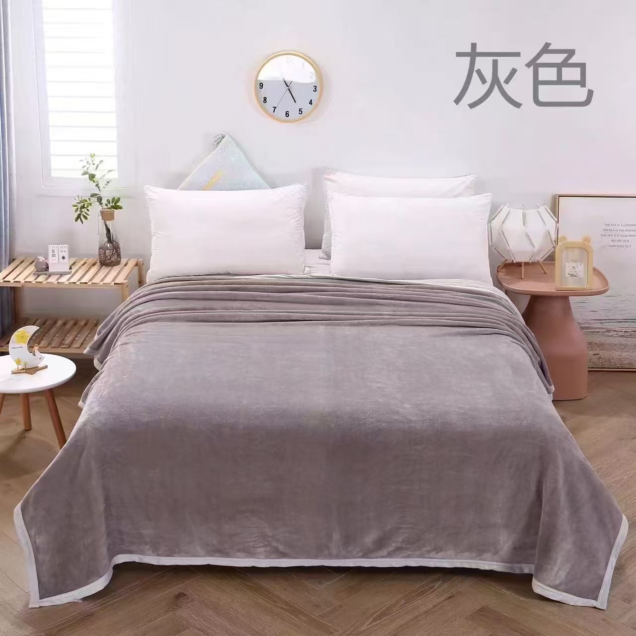 厂家直销毛毯床上用品批发毛毯柔软舒适多功能毯