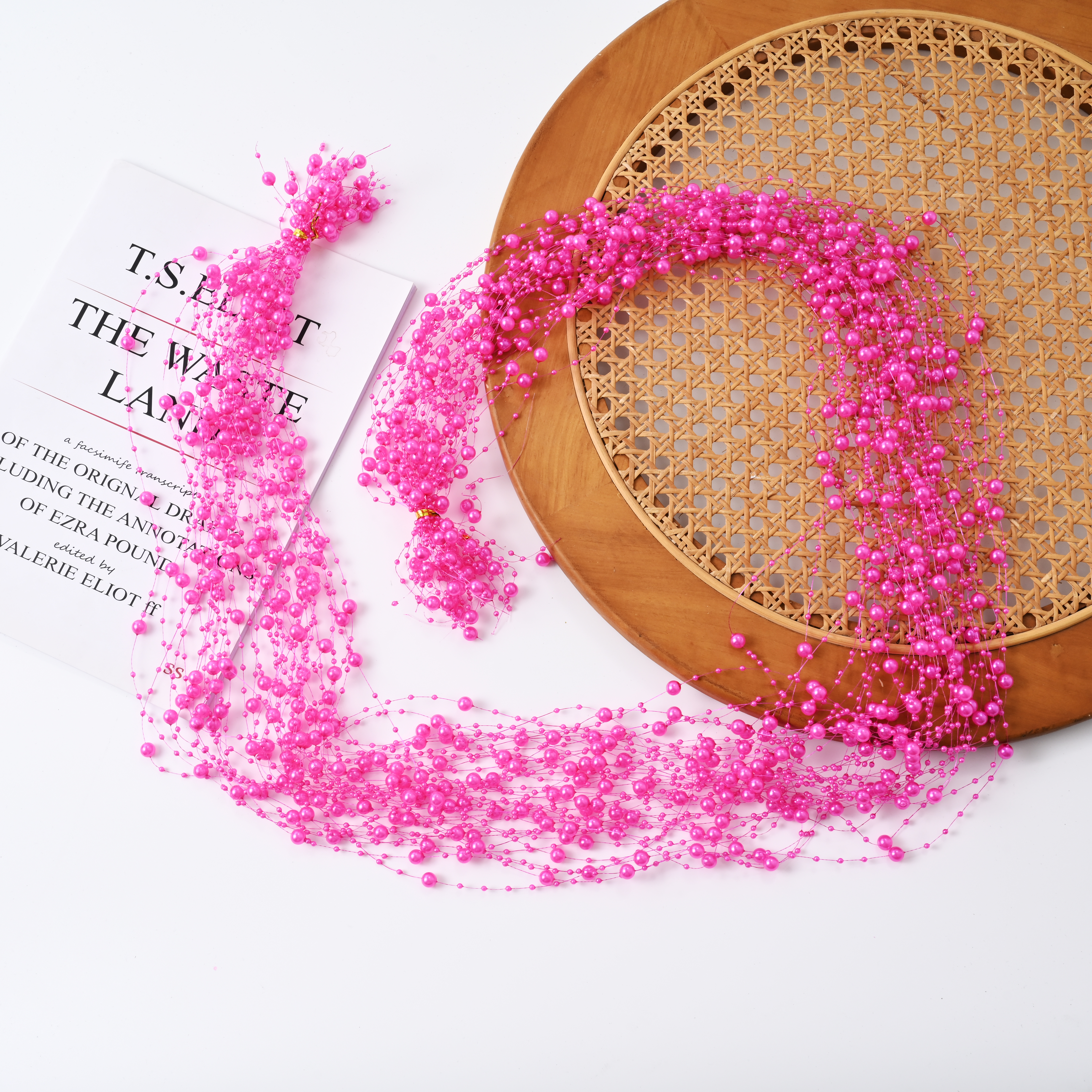 8mm+3mm baked paint electroplated starry sky bead DIY wedding accessories, Christmas craft ornaments, pearl accessories, toys, clothing accessories, beading detail image 8