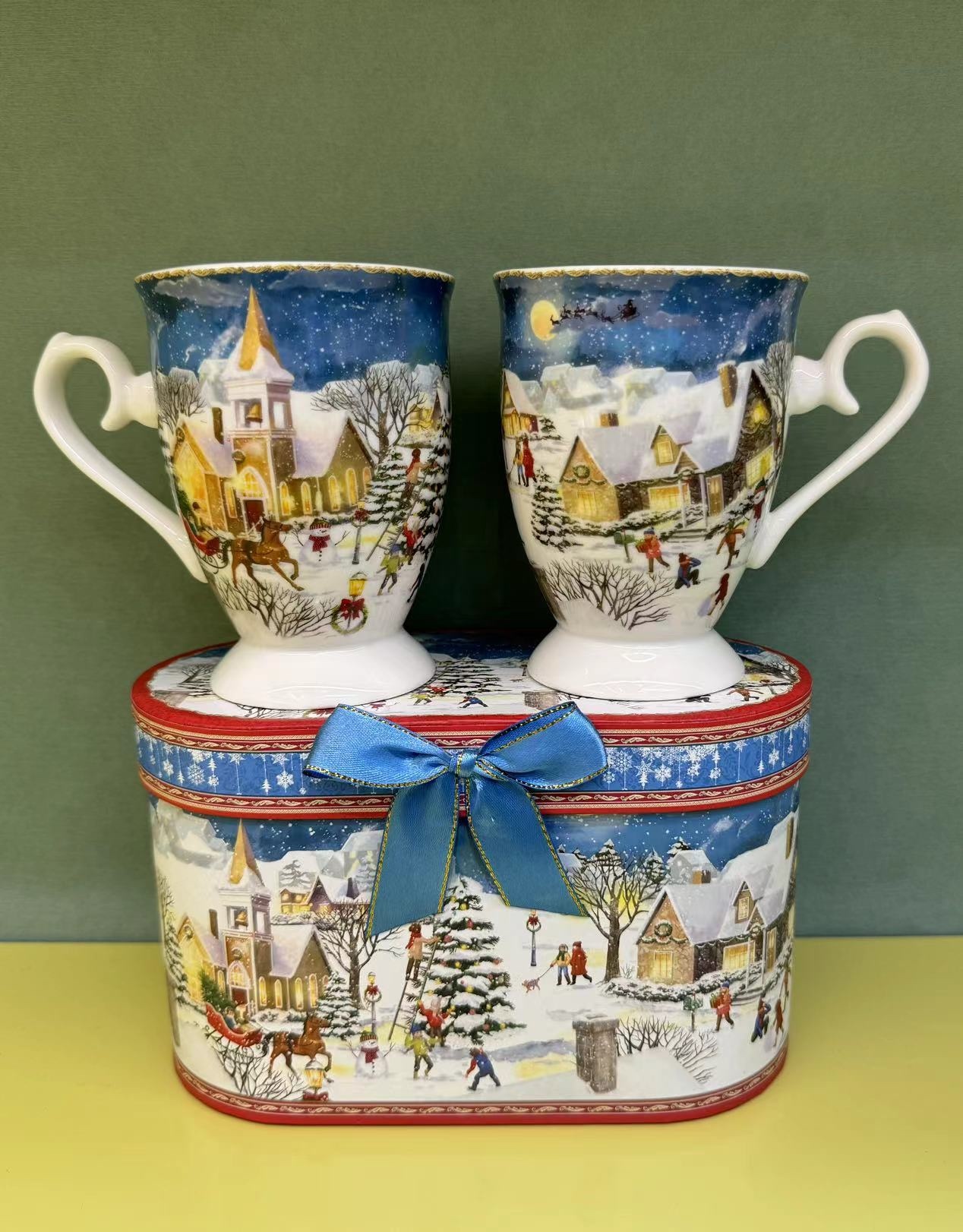 夜色小镇：双高脚杯