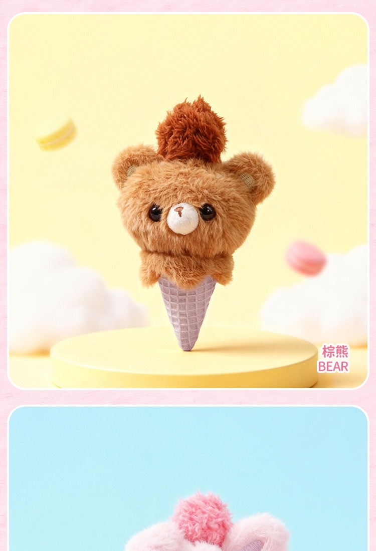 KUKI plush pen, companion pen, stress-relieving, cute figurine design, trendy pendant, student creative gel pen detail image 12