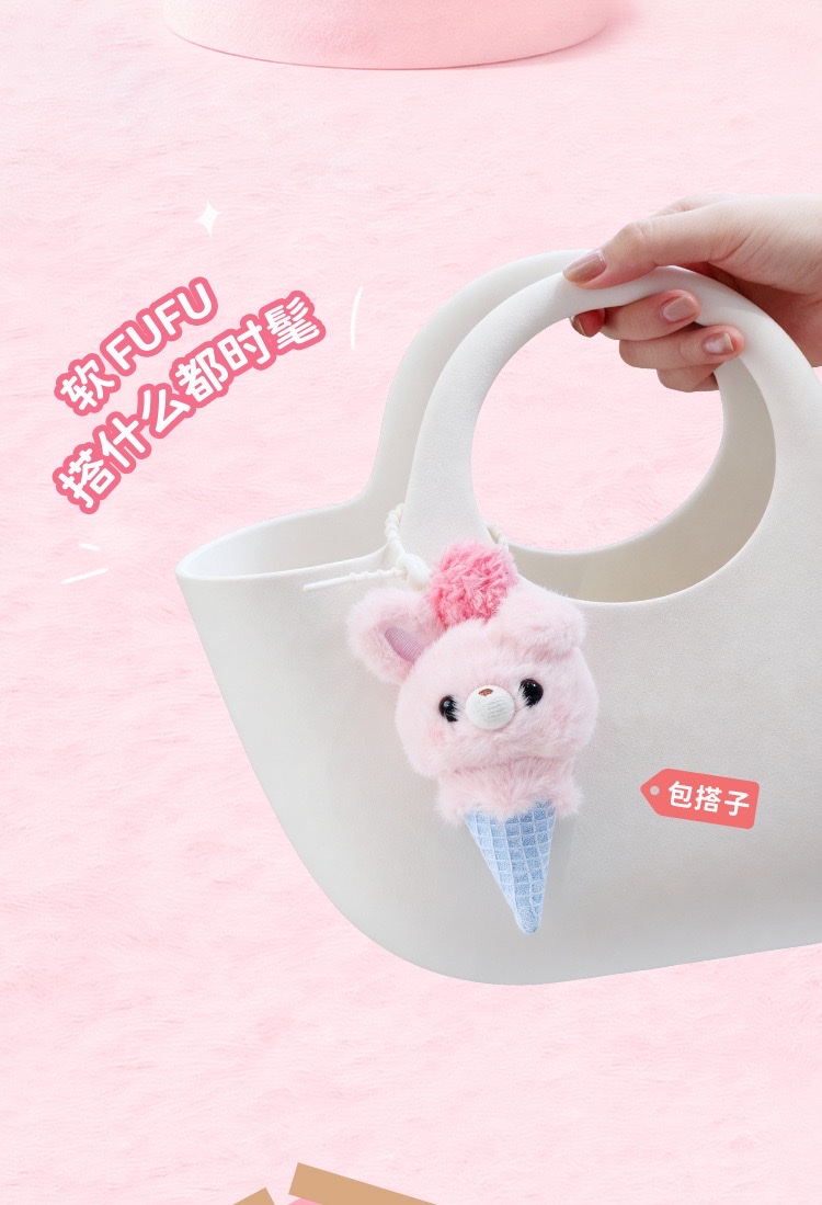 KUKI plush pen, companion pen, stress-relieving, cute figurine design, trendy pendant, student creative gel pen detail image 3