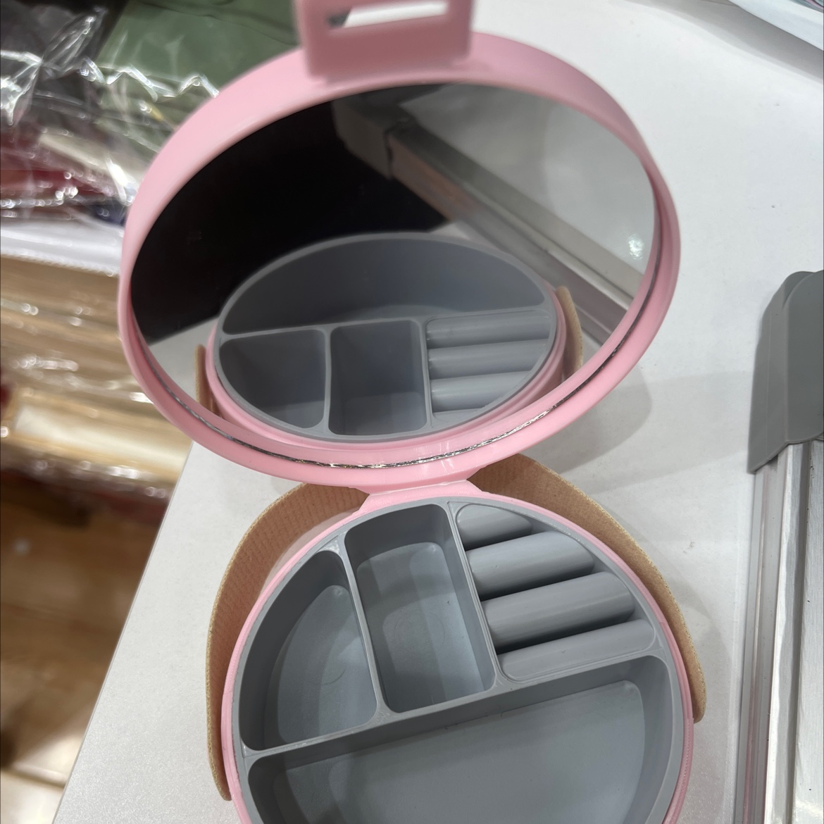 便携式饰品盒#首饰盒#项链盒饰品盒#欧美收纳珠宝盒详情图3