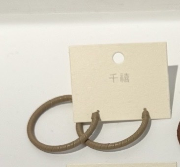 时尚豹纹耳钉耳饰简约气质百搭女款耳饰品情侣耳钉潮流配饰产品图