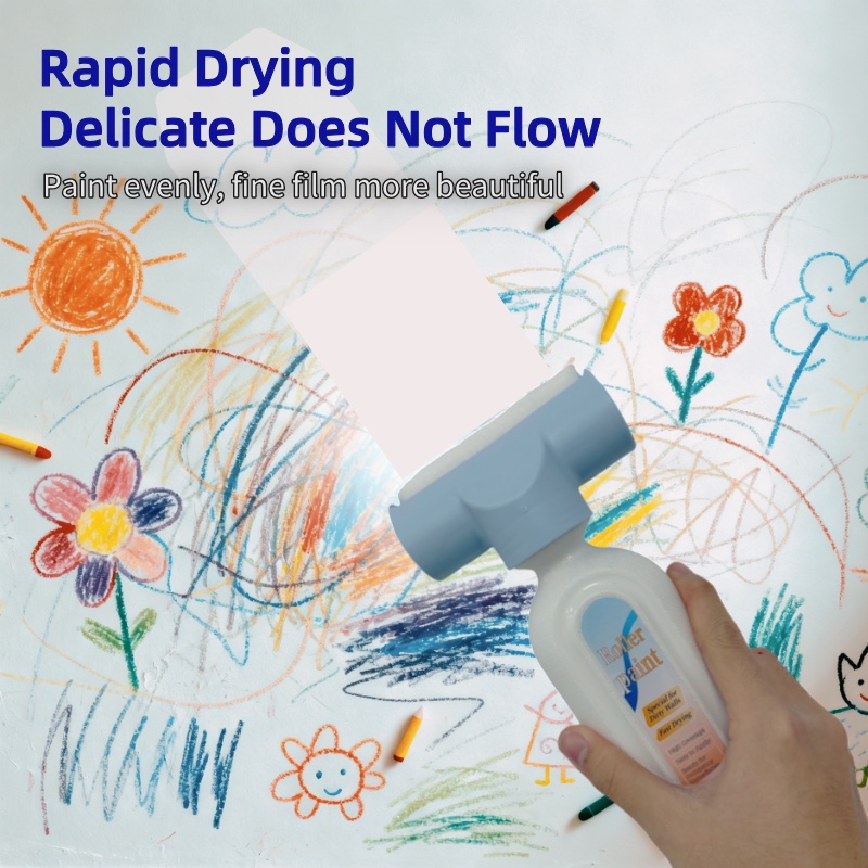 墙面修补滚筒漆Wall paint repair roller, used for removing graffiti, stains and yellowing