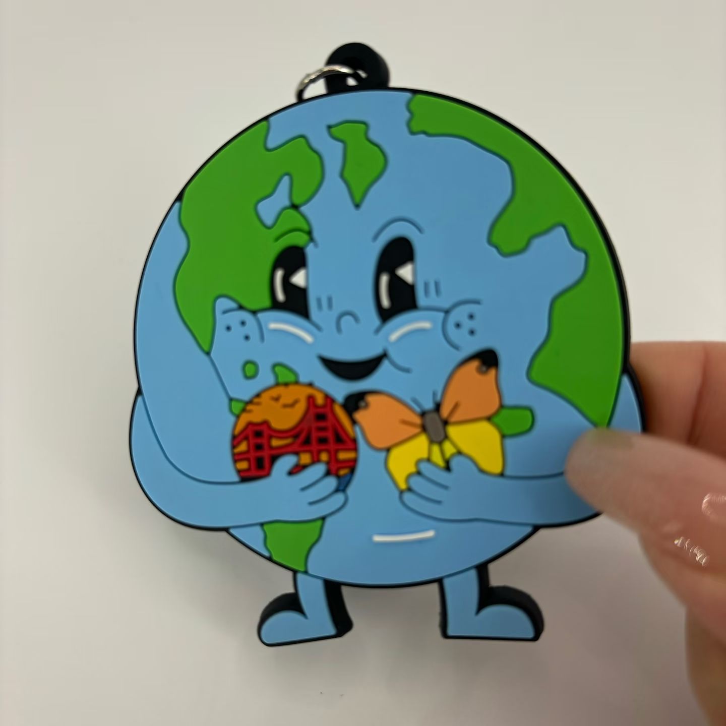 PVC钥匙扣橡胶钥匙扣来图来稿免费设计产品图