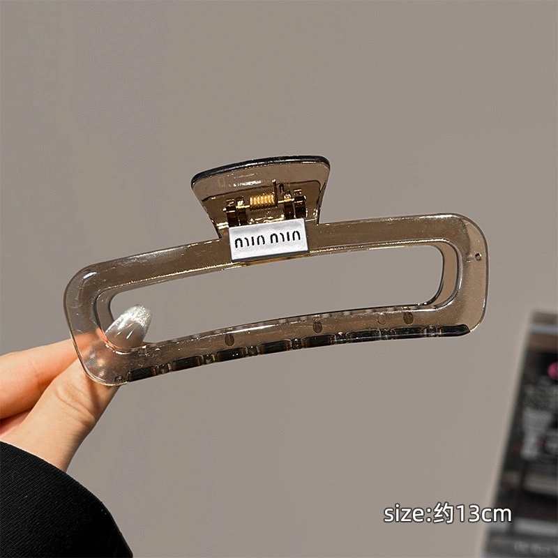 Elegant and matte hairpin at the back of the head, high-end letter hairpin, multiple 13cm large shark clip detail image 6
