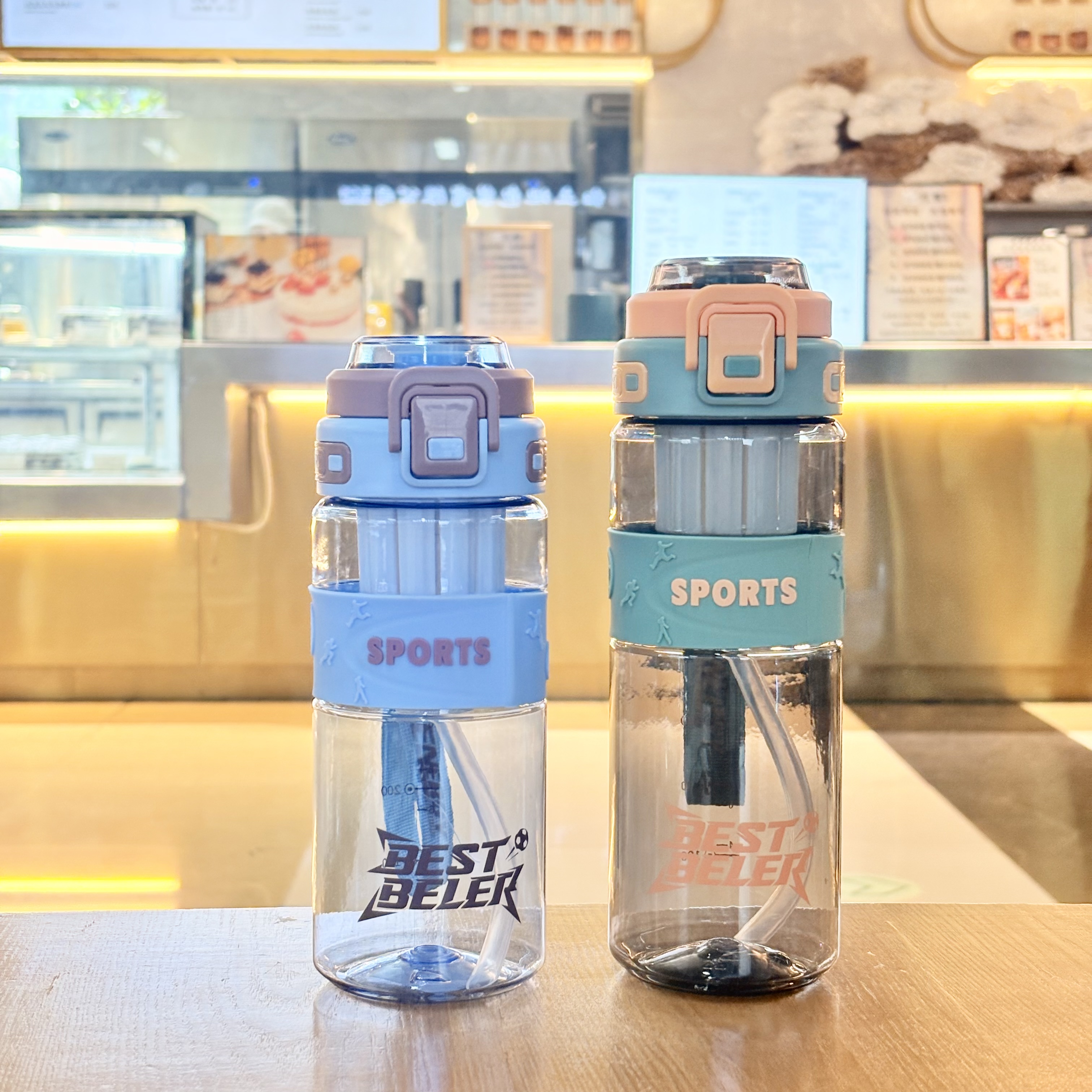 Anti-drop student sports water cup, summer men's and women's high school appearance level cup, 2025 new model water bottle, plastic portable cup, others 650ML/750ML L/Q Q Specification drawing