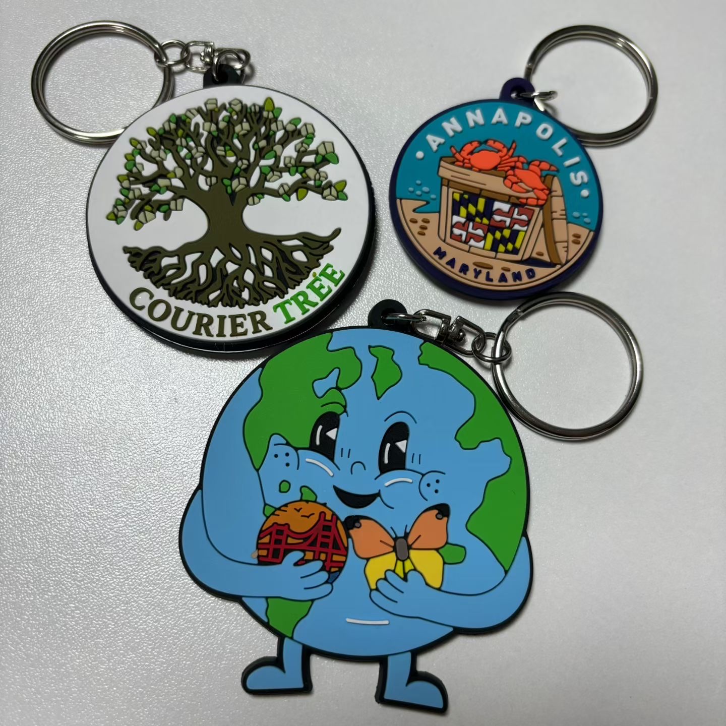 PVC钥匙扣橡胶钥匙扣来图来稿免费设计