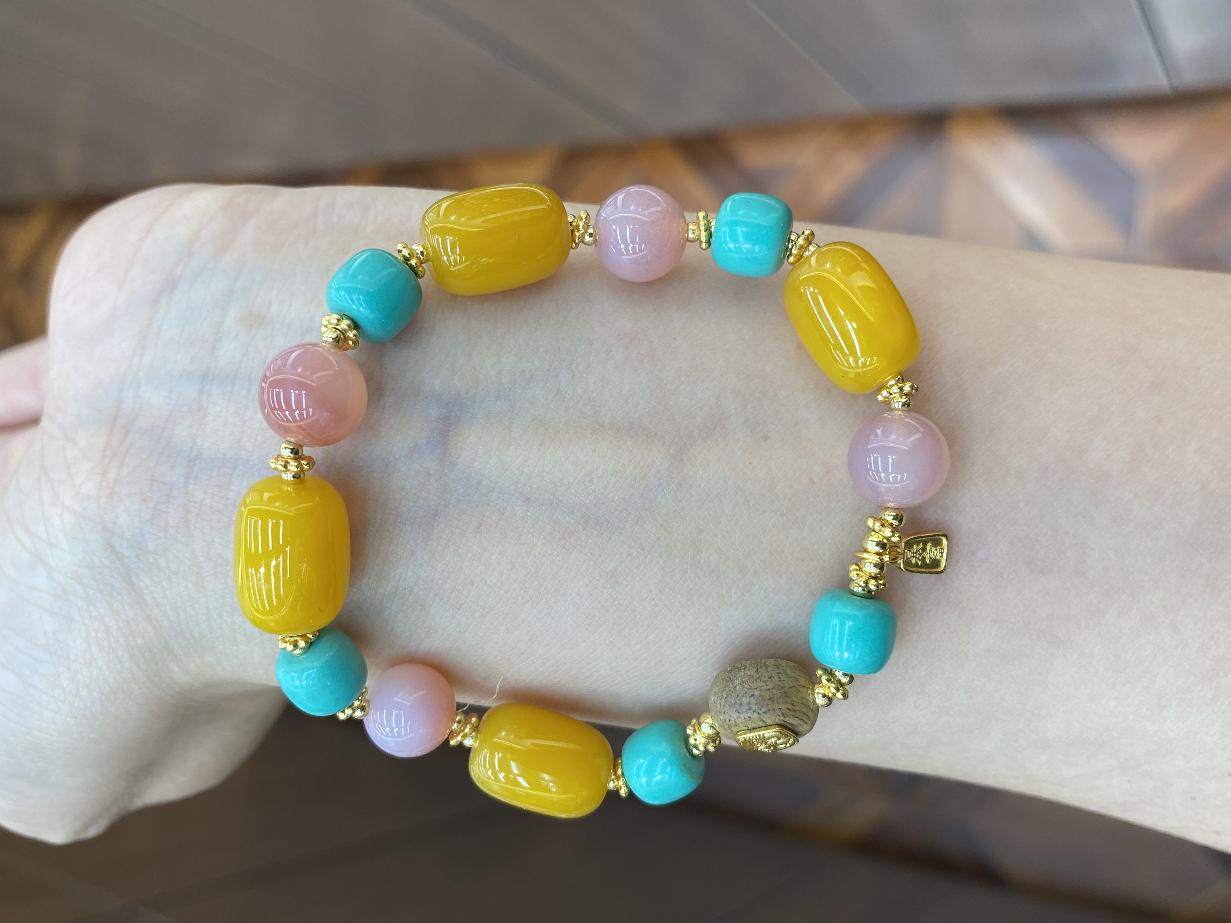 蜜蜡手串DIY产品图