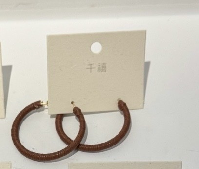 时尚豹纹耳钉耳饰简约气质百搭女款耳饰品情侣耳钉潮流配饰细节图