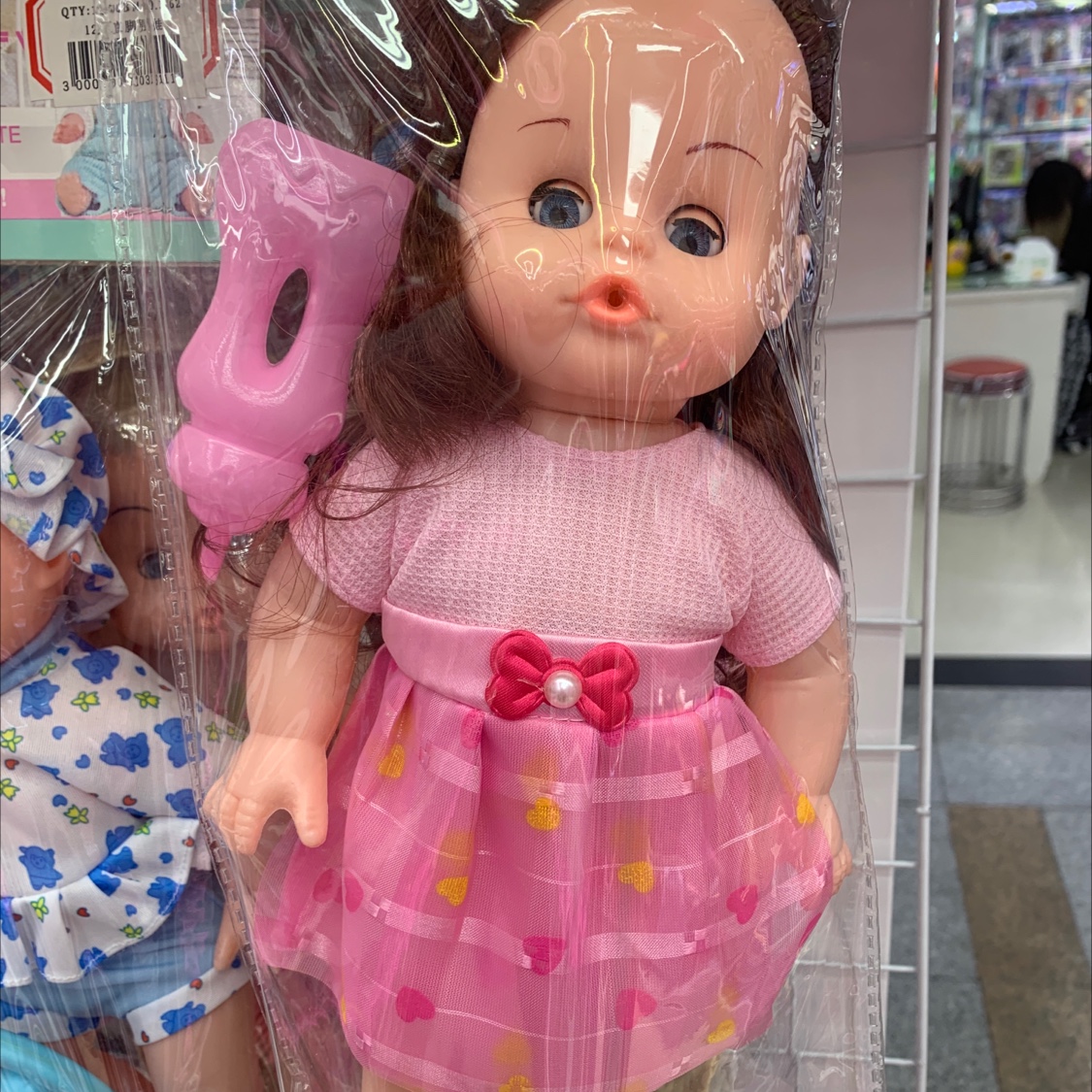 12寸直脚女孩安抚玩偶