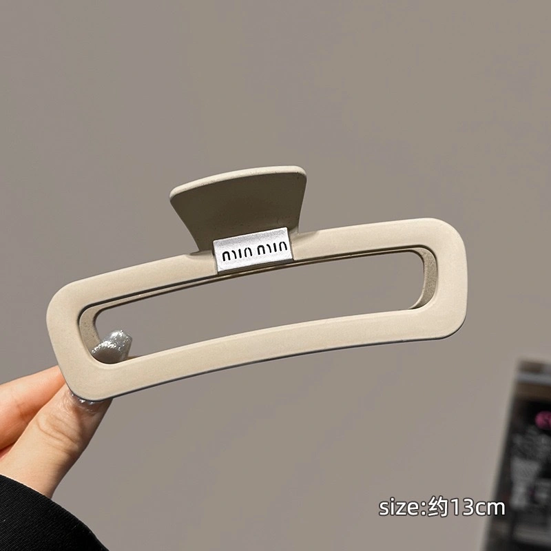 Elegant and matte hairpin at the back of the head, high-end letter hairpin, multiple 13cm large shark clip detail image 7