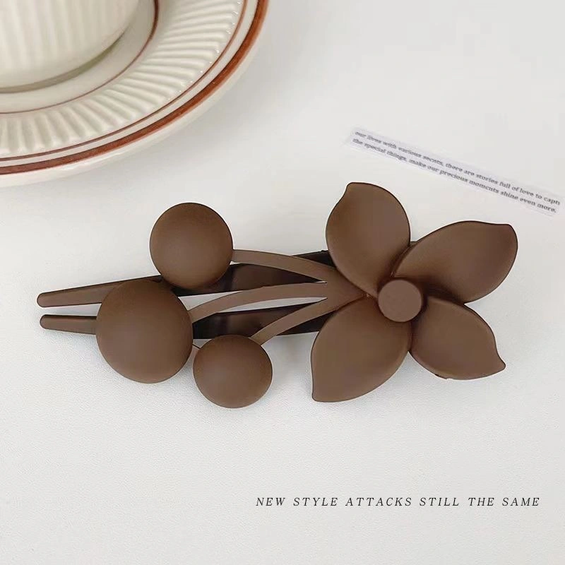 Wholesale of large-sized flower-shaped duckbill hair clips and hairpins, popular platter hairstyle bestsellers, stylish scratch-off new headwear for women at the back of the head detail image 12