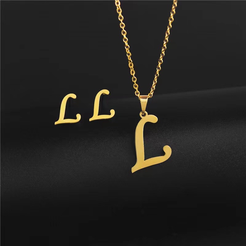 Stainless steel letter L