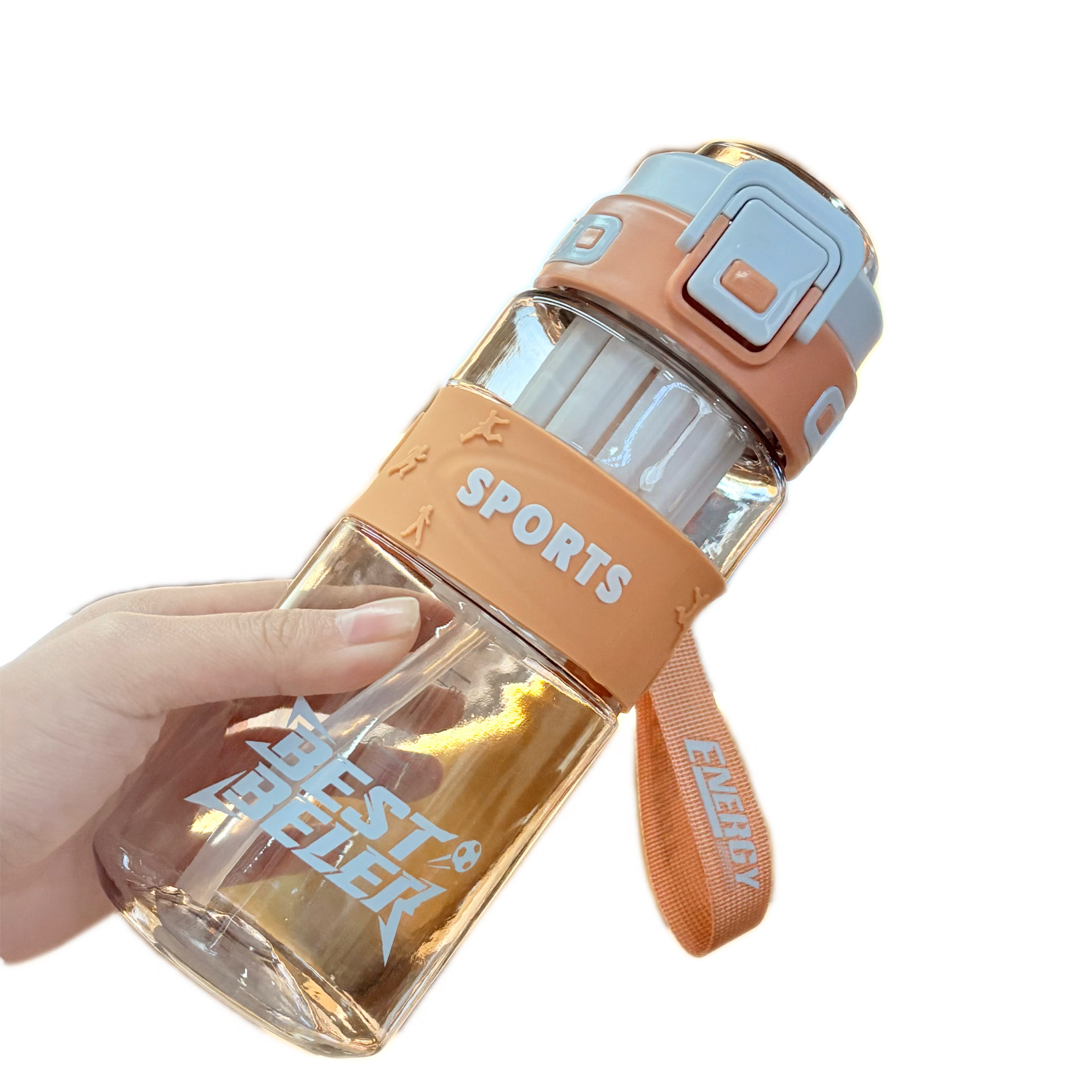 Anti-drop student sports water cup, summer men's and women's high school appearance level cup, 2025 new model water bottle, plastic portable cup, others 650ML/750ML L/Q Q Item Picture