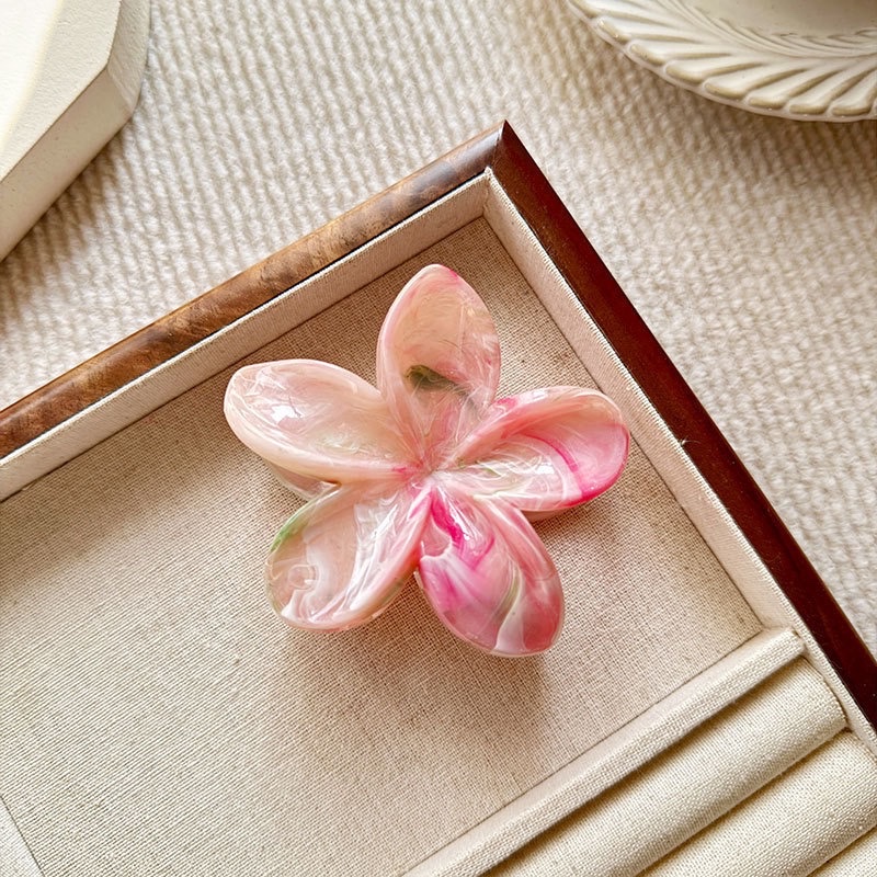 High-end marble, flow, frosted egg flower, back of the head, updo, shark, new hair clip wholesale, hair clip, claw clip detail image 12