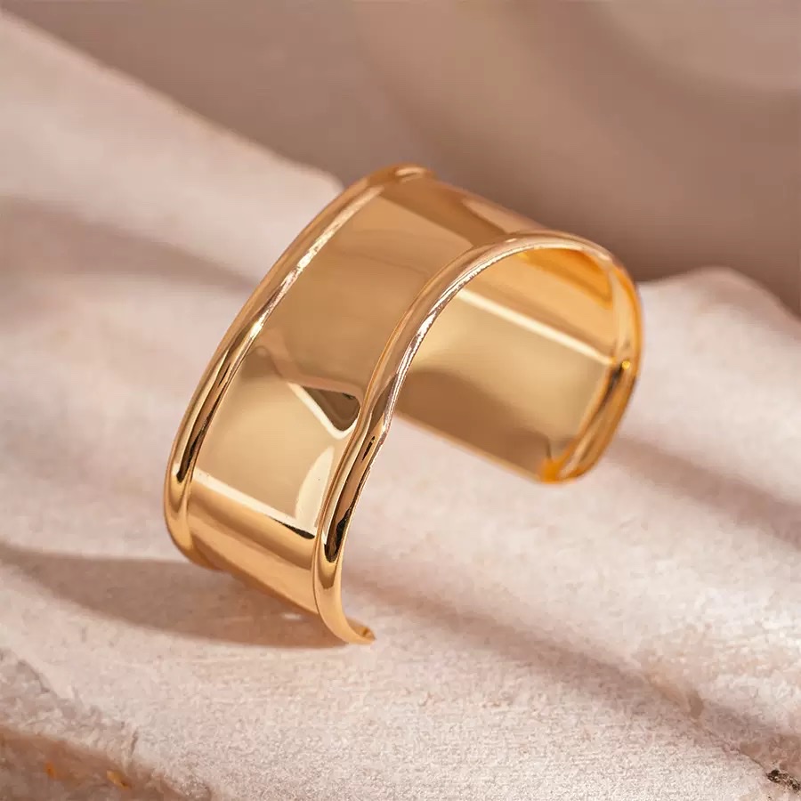 金属格纹手镯欧美跨境新款手环小众时尚高级感手饰批发手镯详情图1