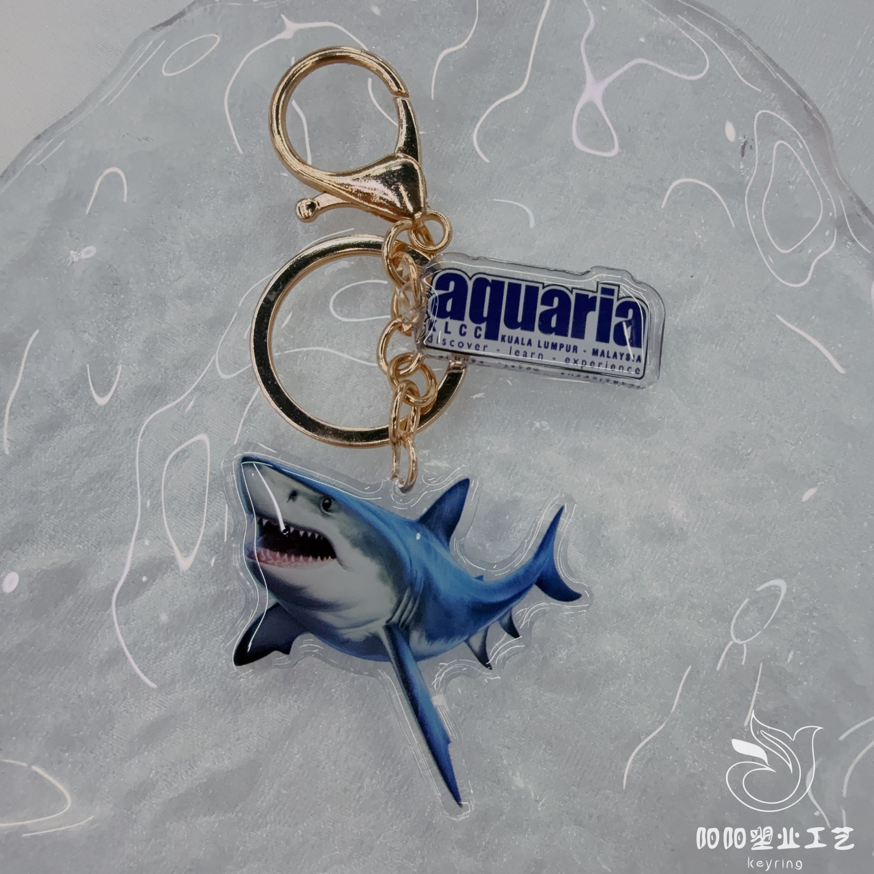 Creativo nuevo tipo de animal marino llavero nuevo tipo de llavero colgante de dibujos animados llavero de acrílico regalo wholesale crazy zootown