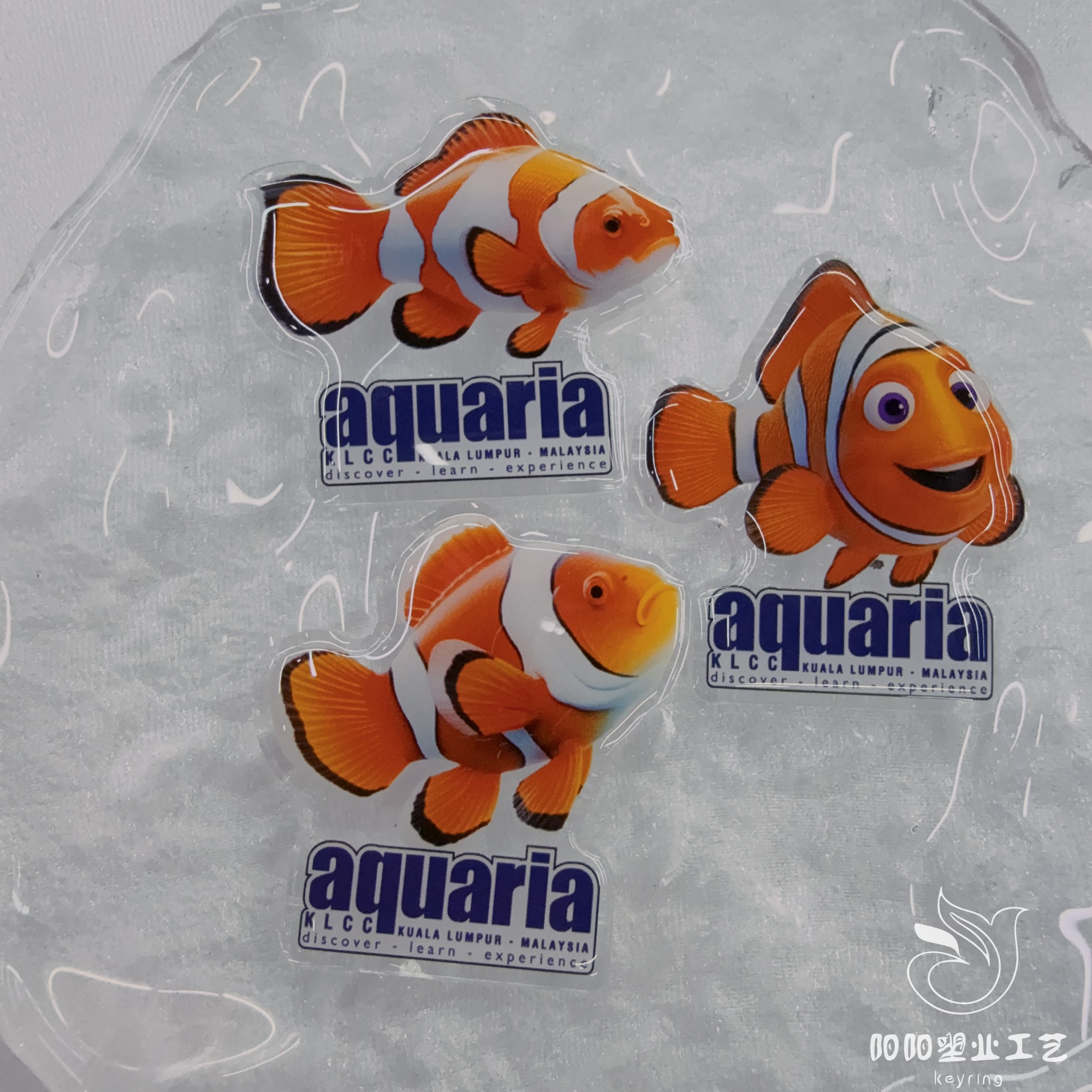 Biología marina ciencia popular refrigerador adhesivo magnético hipocampo pez payaso langostas cangrejo imperial adhesivo regalo para niños succión magnética Item Picture