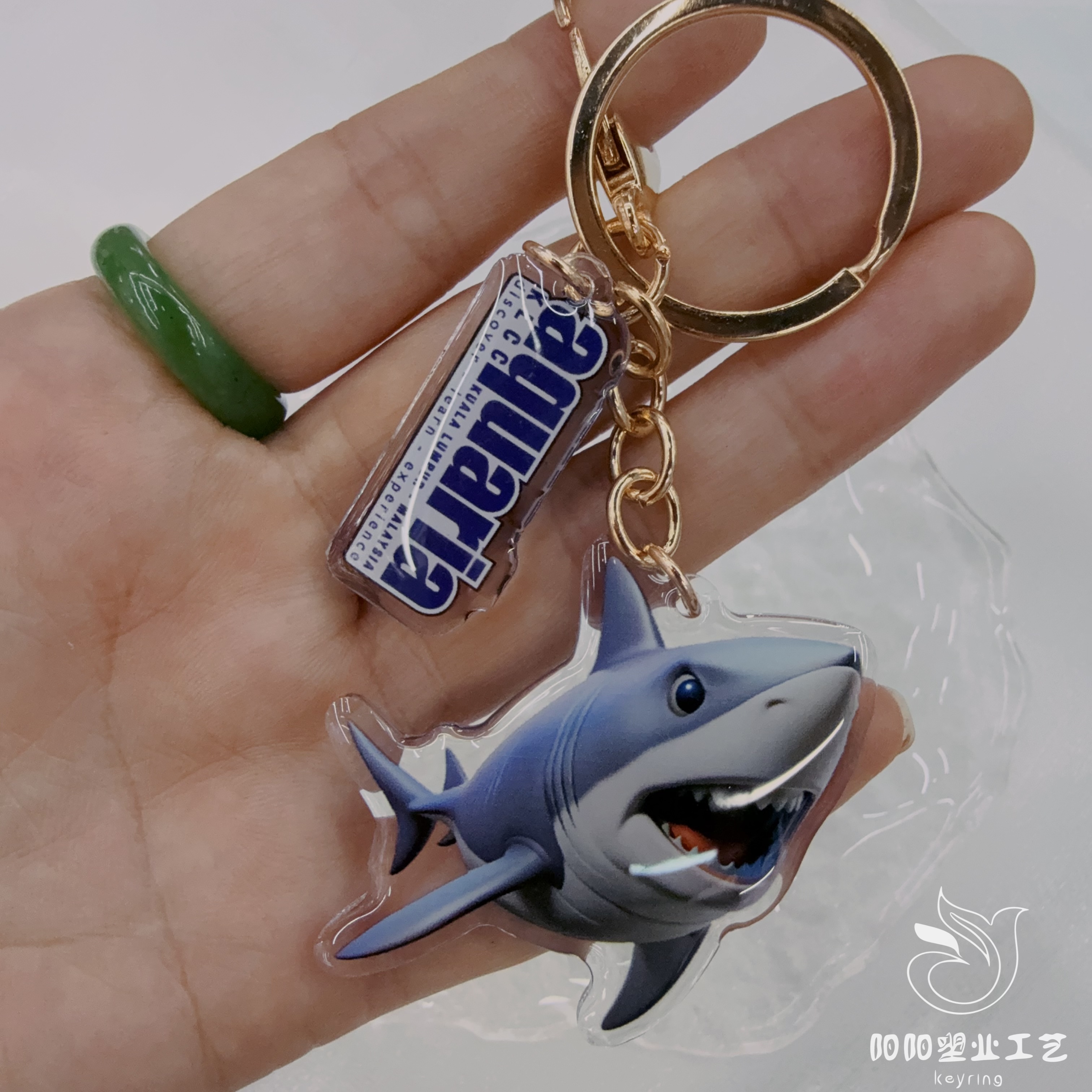 Creativo nuevo tipo de animal marino llavero nuevo tipo de llavero colgante de dibujos animados llavero de acrílico regalo wholesale crazy zootown Specification image
