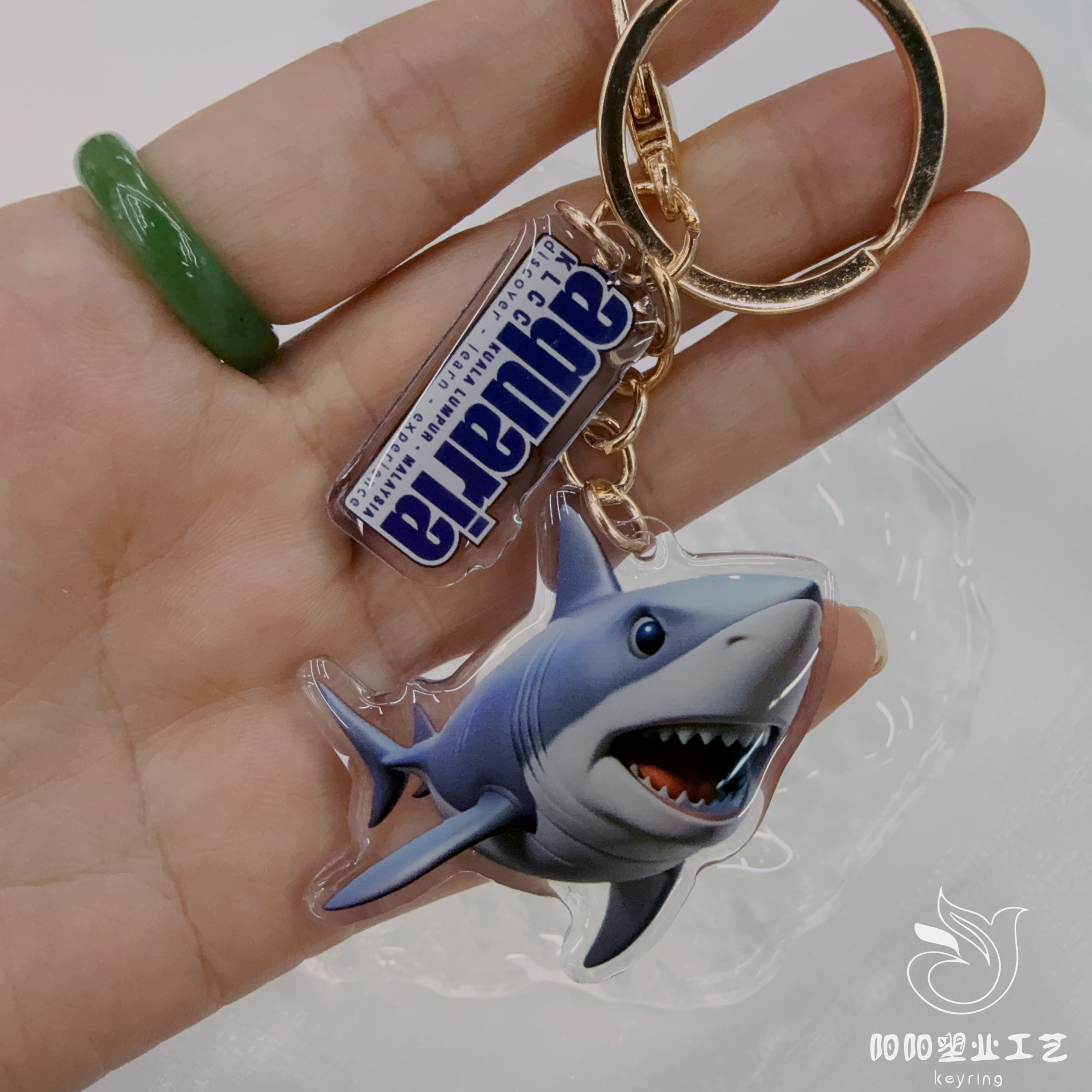 Creativo nuevo tipo de animal marino llavero nuevo tipo de llavero colgante de dibujos animados llavero de acrílico regalo wholesale crazy zootown Item Picture