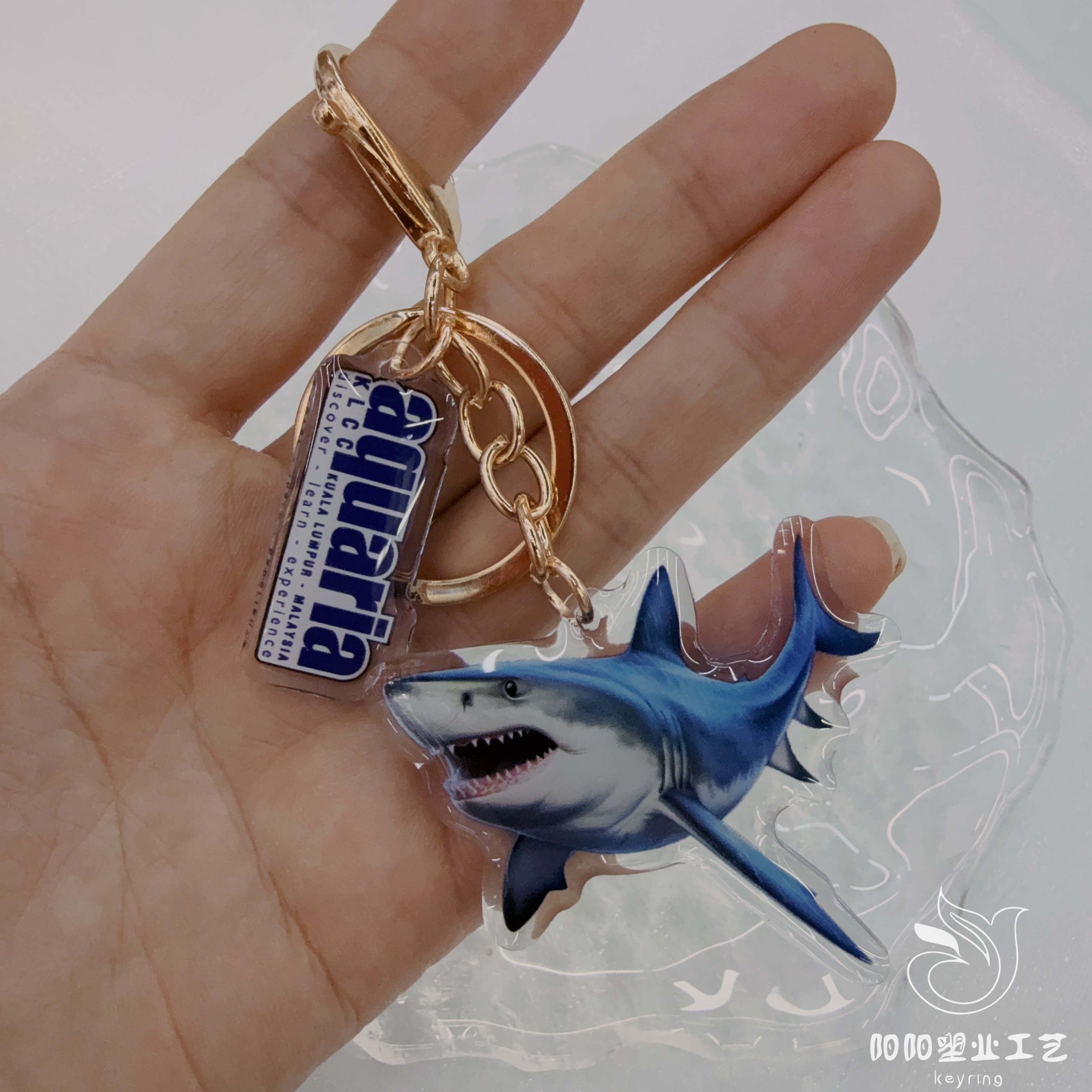 Creativo nuevo tipo de animal marino llavero nuevo tipo de llavero colgante de dibujos animados llavero de acrílico regalo wholesale crazy zootown details Picture