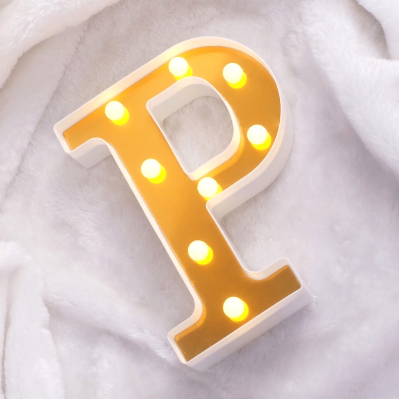 字母灯P