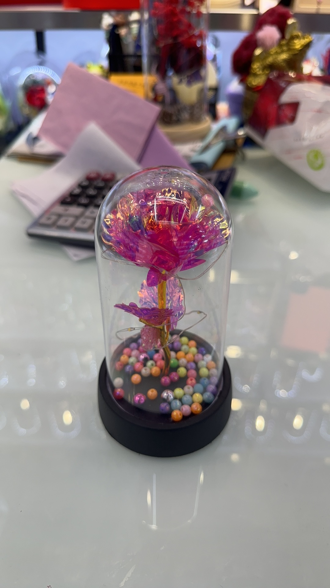 微景观山羊3d打印圣诞礼物PVC冰箱贴园艺用品北欧风格装饰品
