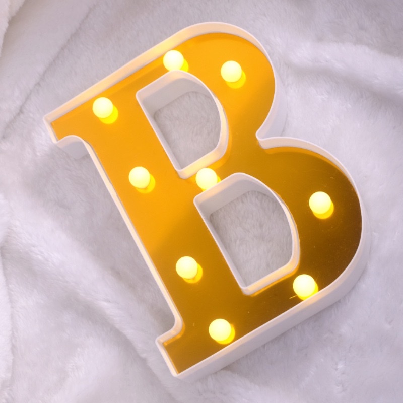 字母灯B