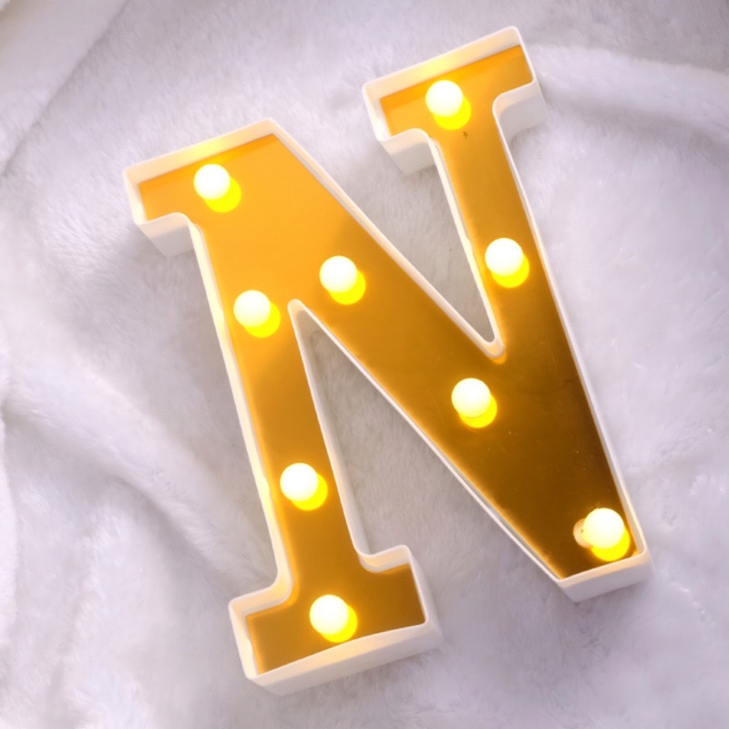 字母灯N