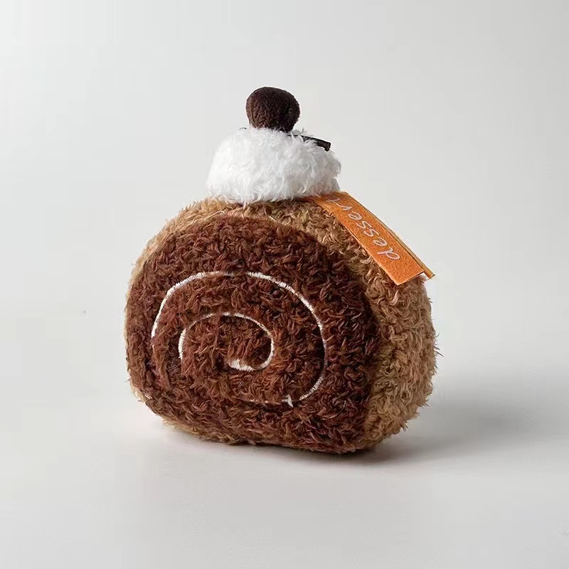 Soft and glutinous afternoon tea plush pendants with excessive sweetness and cute and fun are now available. Plush pendant claw machine dolls detail image 9