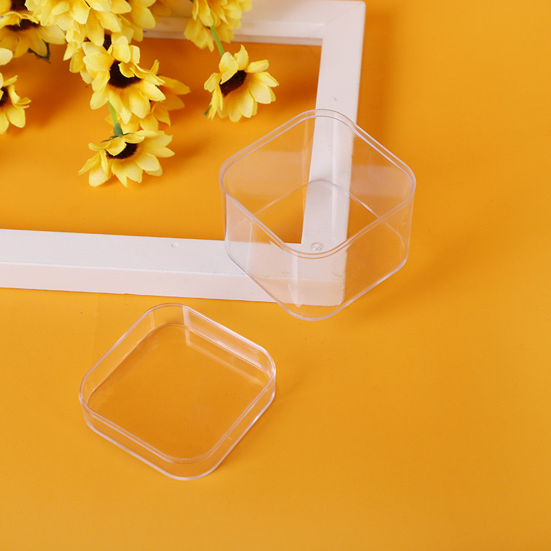 Wholesale transparent storage boxes, children's rubber band boxes, dust-proof storage item small boxes details Picture