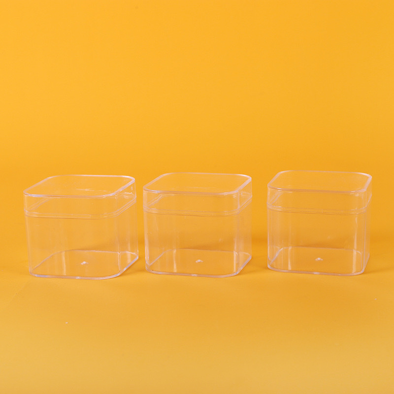 Wholesale transparent storage boxes, children's rubber band boxes, dust-proof storage item small boxes Specification image