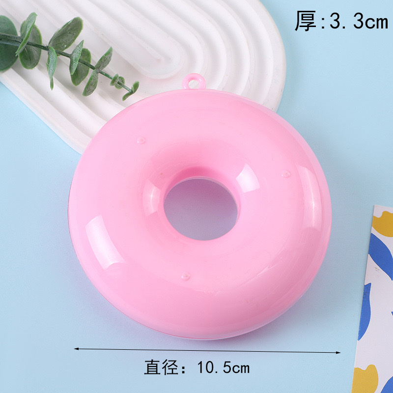 New candy storage box, portable and cute doughnut accessory box, makeup desk storage box, organizing items, children's jewelry box Specification image