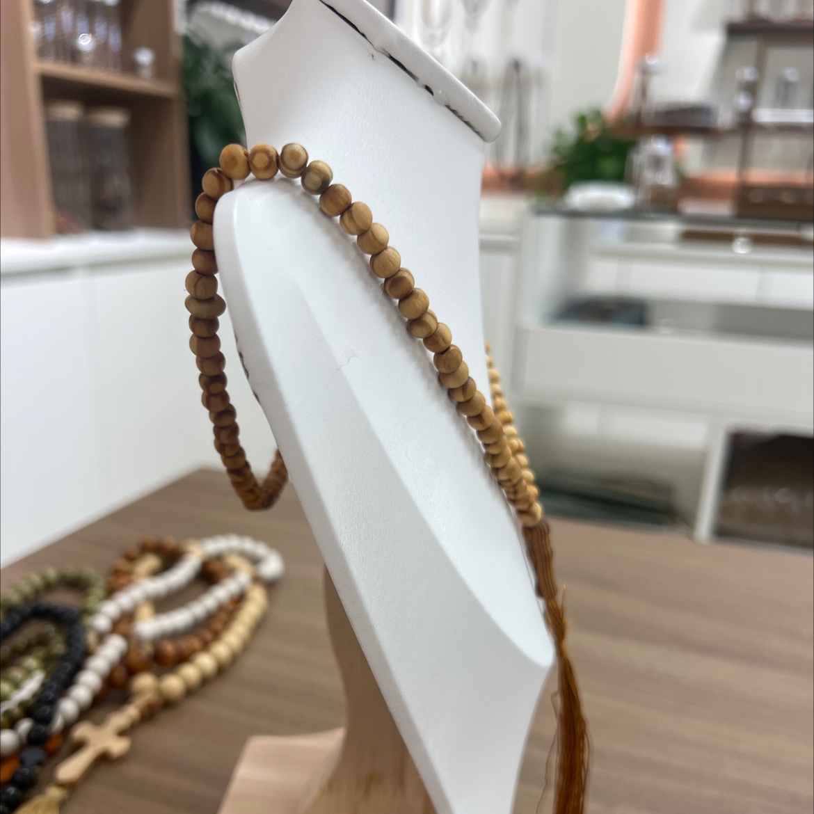 外贸出口中东珠项链长串项链首饰沙特阿拉伯伊斯兰教产品图