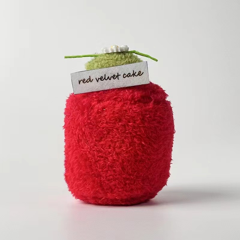 Soft and glutinous afternoon tea plush pendants with excessive sweetness and cute and fun are now available. Plush pendant claw machine dolls detail image 4