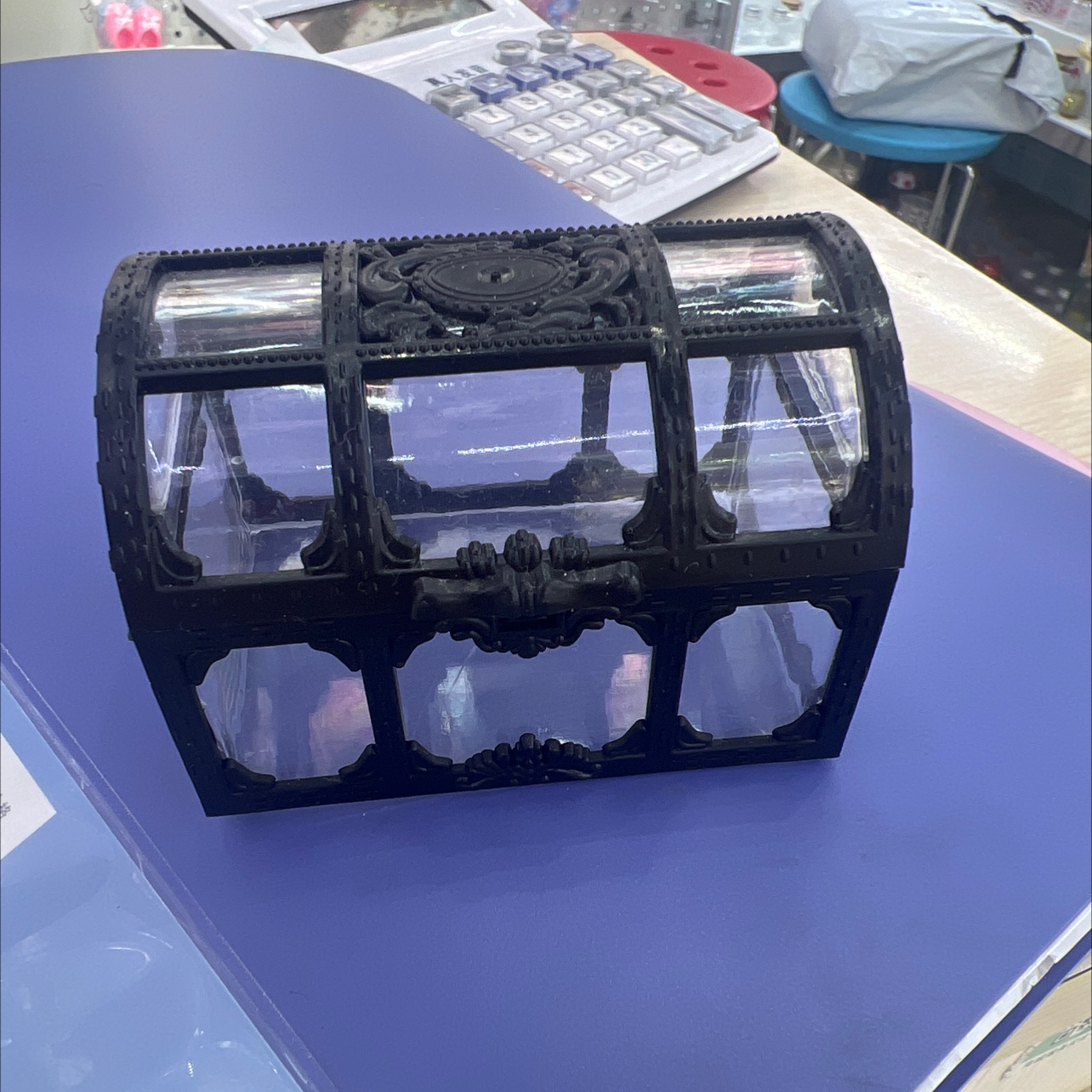 百宝箱盒子。手工艺品