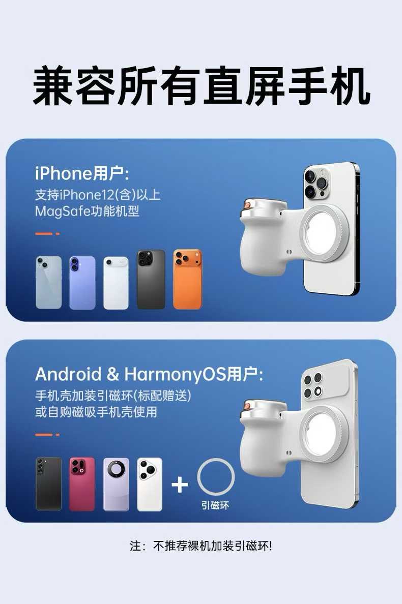 k02 magnetic assistance camera handle shooting remote control auxiliary zoom Specification image