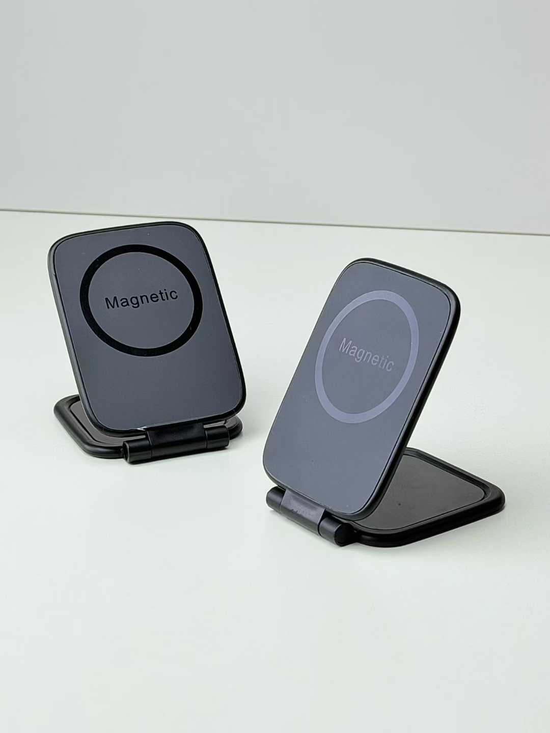 Magnetic car phone stand 2025 new folding car-specific navigation support frame. Desktop details Picture