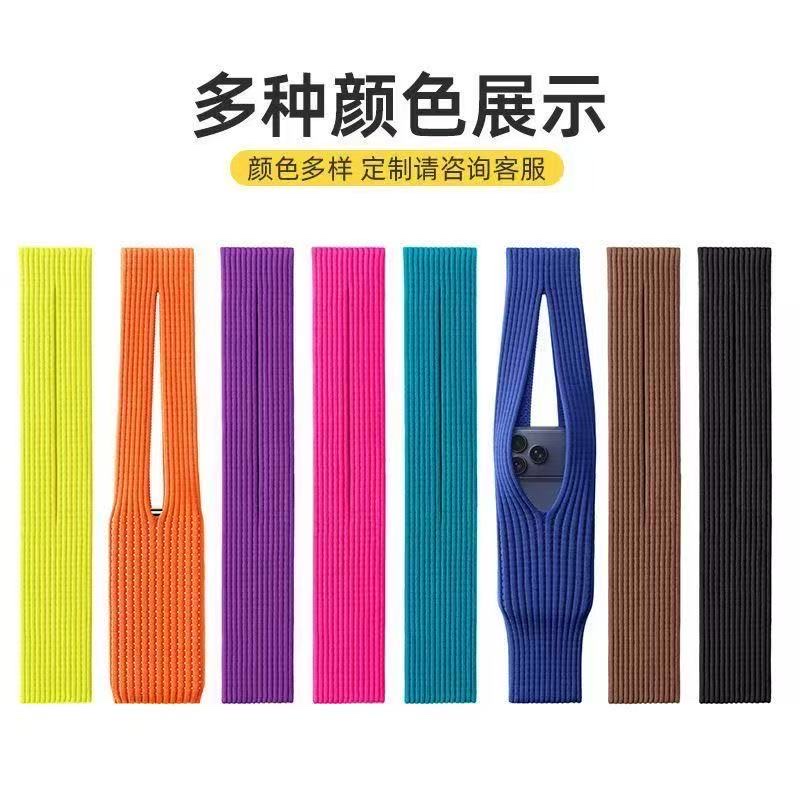 Apple knitted special phone bag pocket 2026 Autumn/Winter design mini single-shoulder crossbody phone bag. detail image 10
