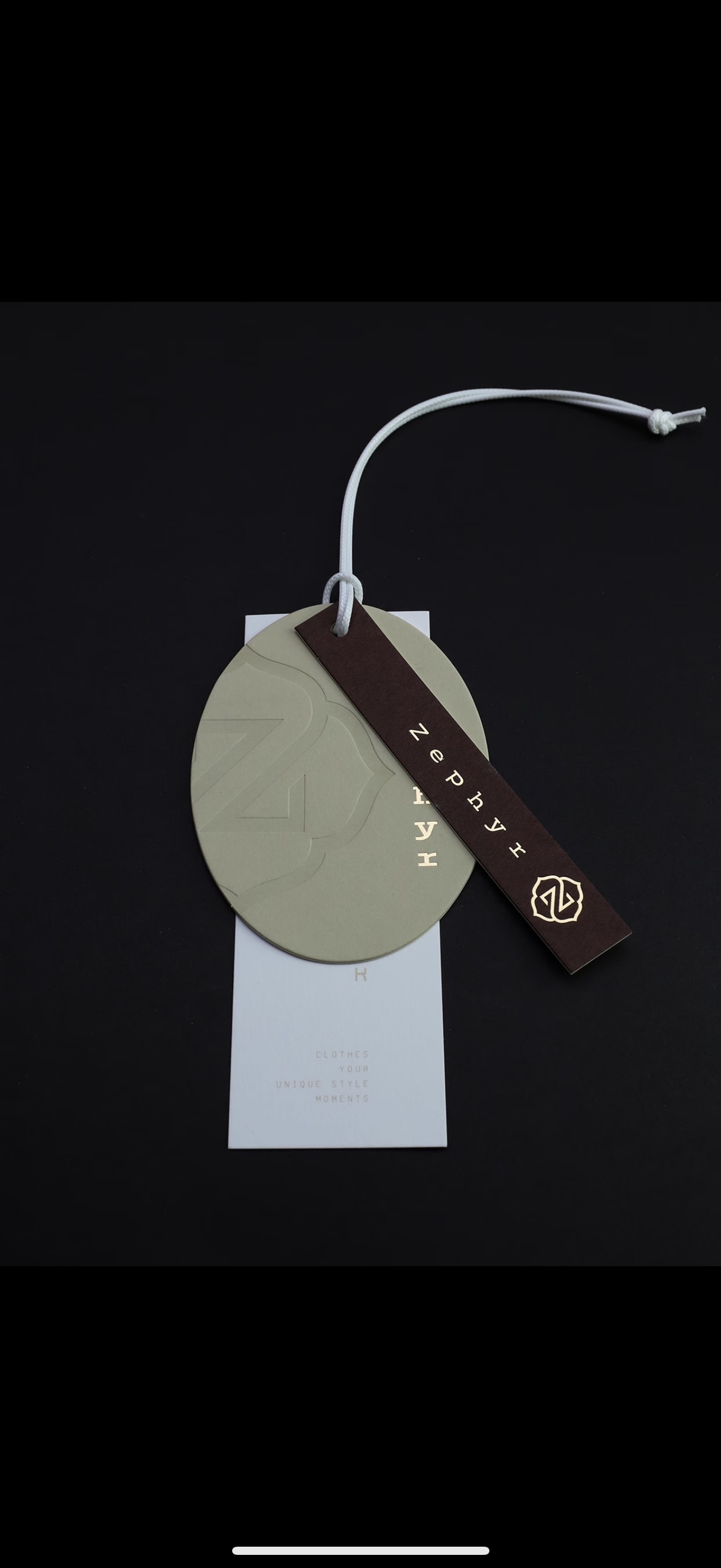 纸类标签实物图