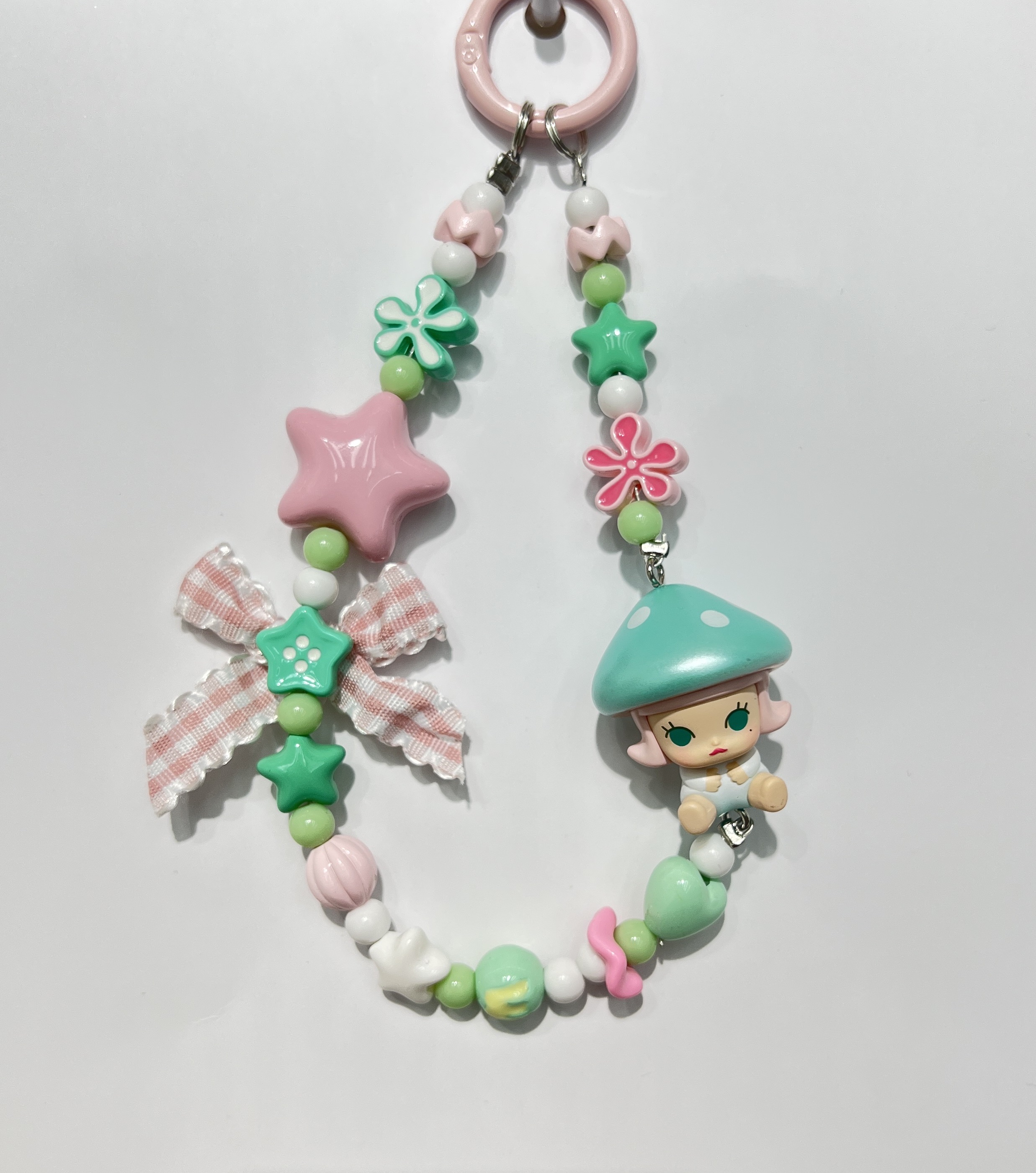 蘑菇茉莉百搭手机链