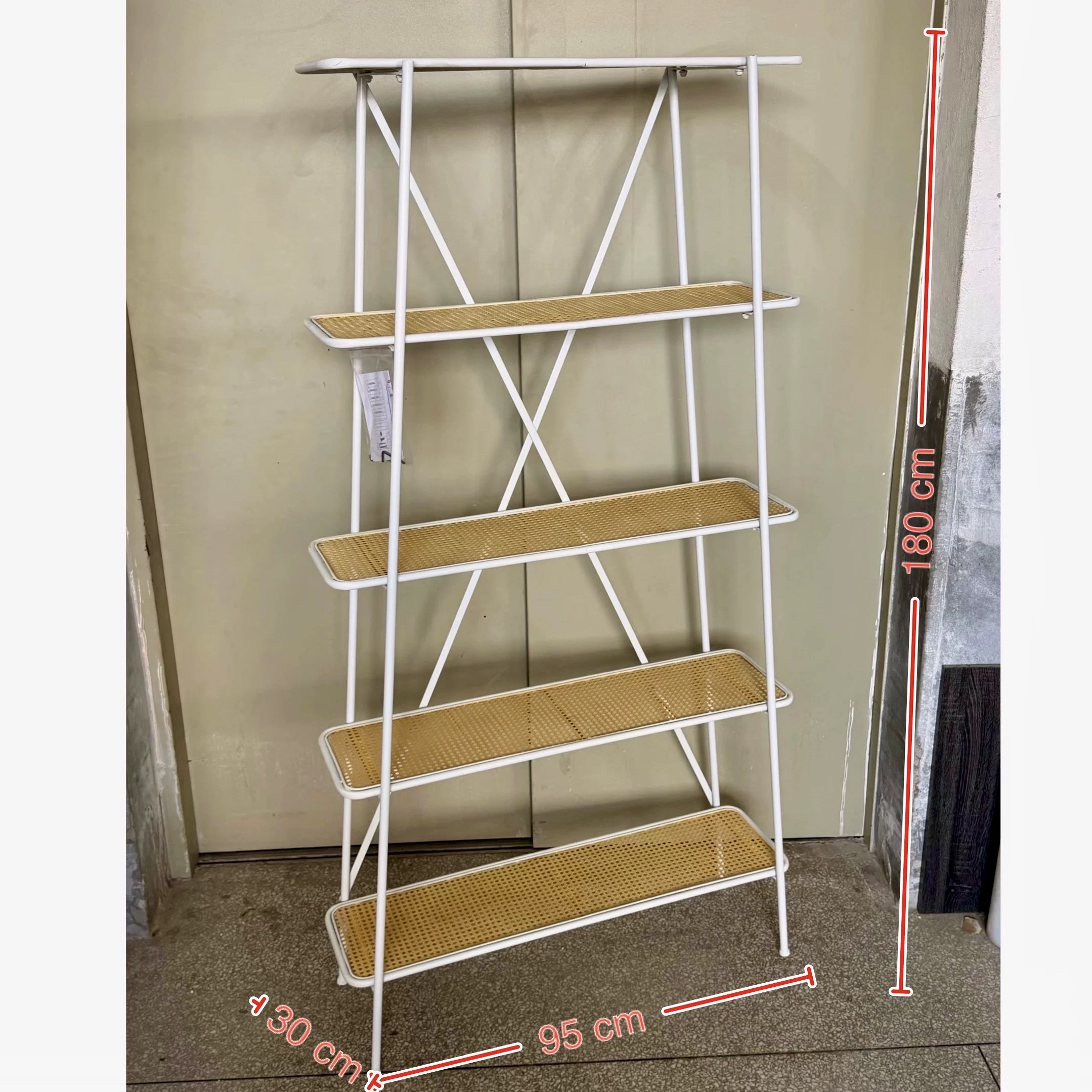 美式风格铁艺防锈花架多层置物架家用展示架产品图