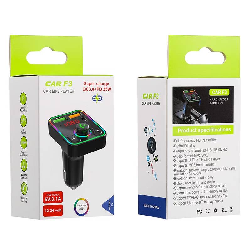 车载mp3播放器蓝牙CAR F2手机充电新款汽车mp3