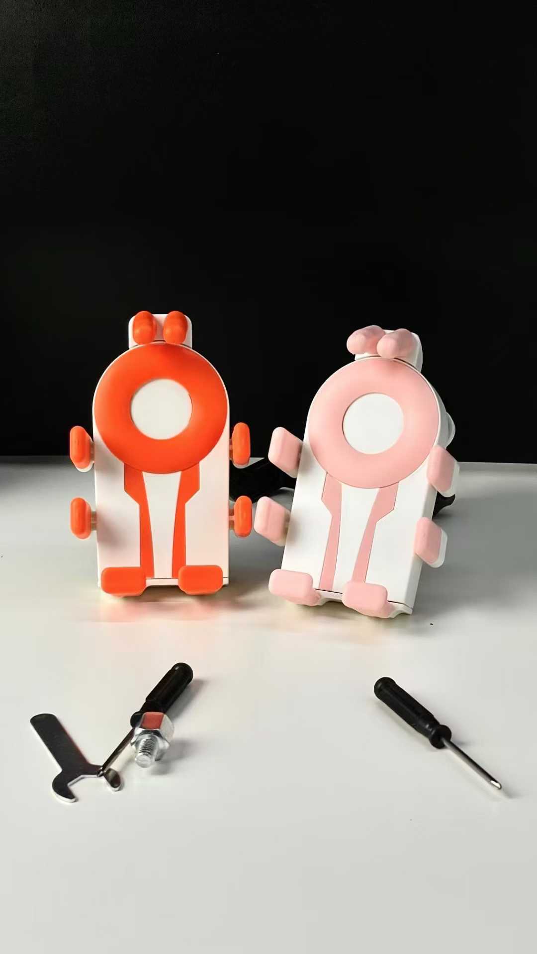 Electric bike phone stand, battery, motorcycle riding navigation, phone stand, new shockproof and anti-shake design for food delivery riders details Picture